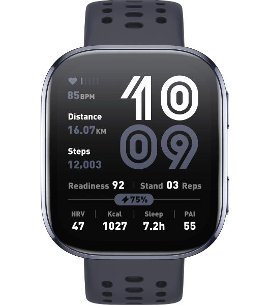 Умные часы Amazfit Bip 6 A2435, 1.97" TFT, Bluetooth, черный