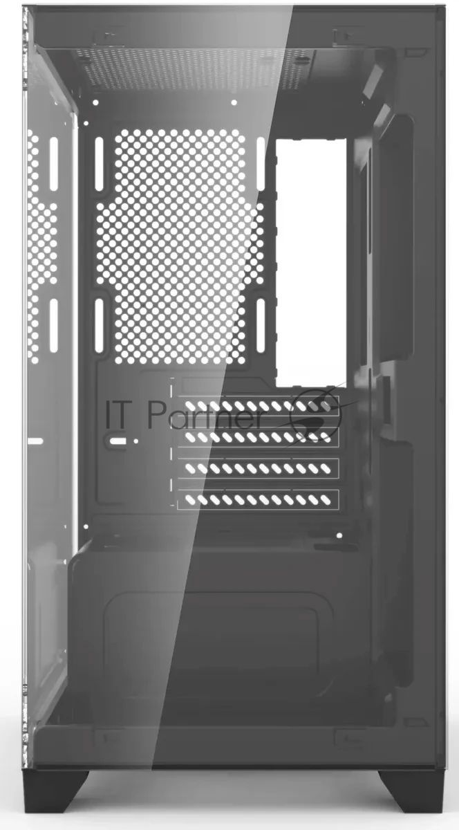 Компьютерный корпус Bloody BD-CC103 черный без БП mATX 7x120мм 1xUSB 2.0 1xUSB 3.0 audio bott PSU