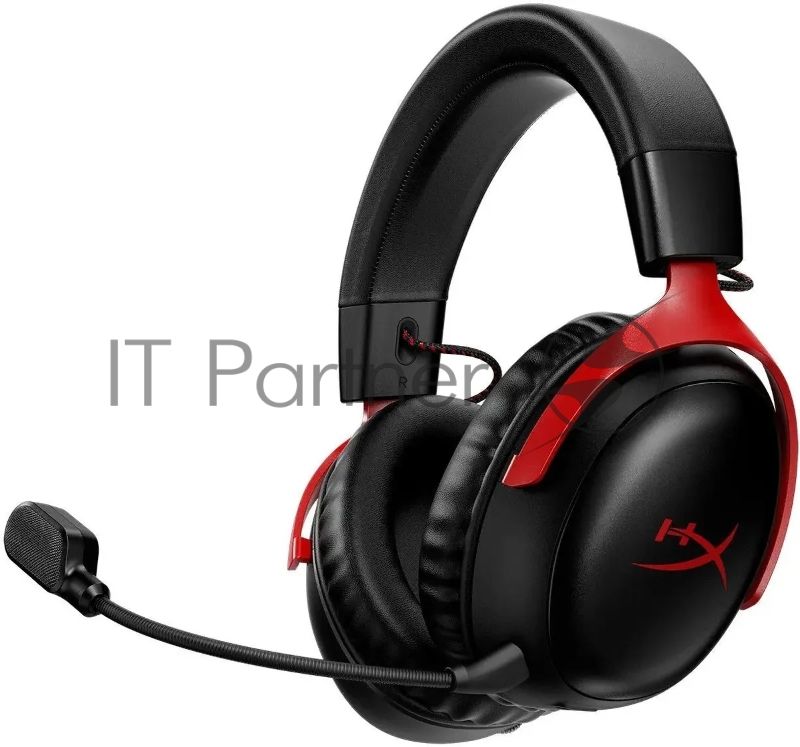 Гарнитура HyperX Cloud III чёрный-красный, беспроводная, радиоканал