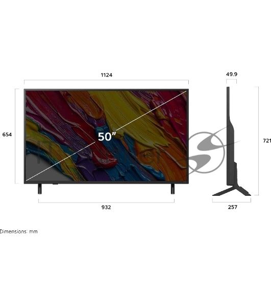 Телевизор LG 50" 50QNED82A6B черный титан Edge LED QNED 4K UHD 120Hz Smart TV 2GB/8GB