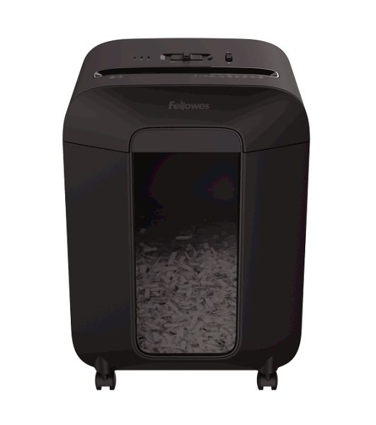 Шредер Fellowes PowerShred LX85 (секр.P-4)/перекрестный/12лист./19лтр./скрепки/скобы/пл.карты