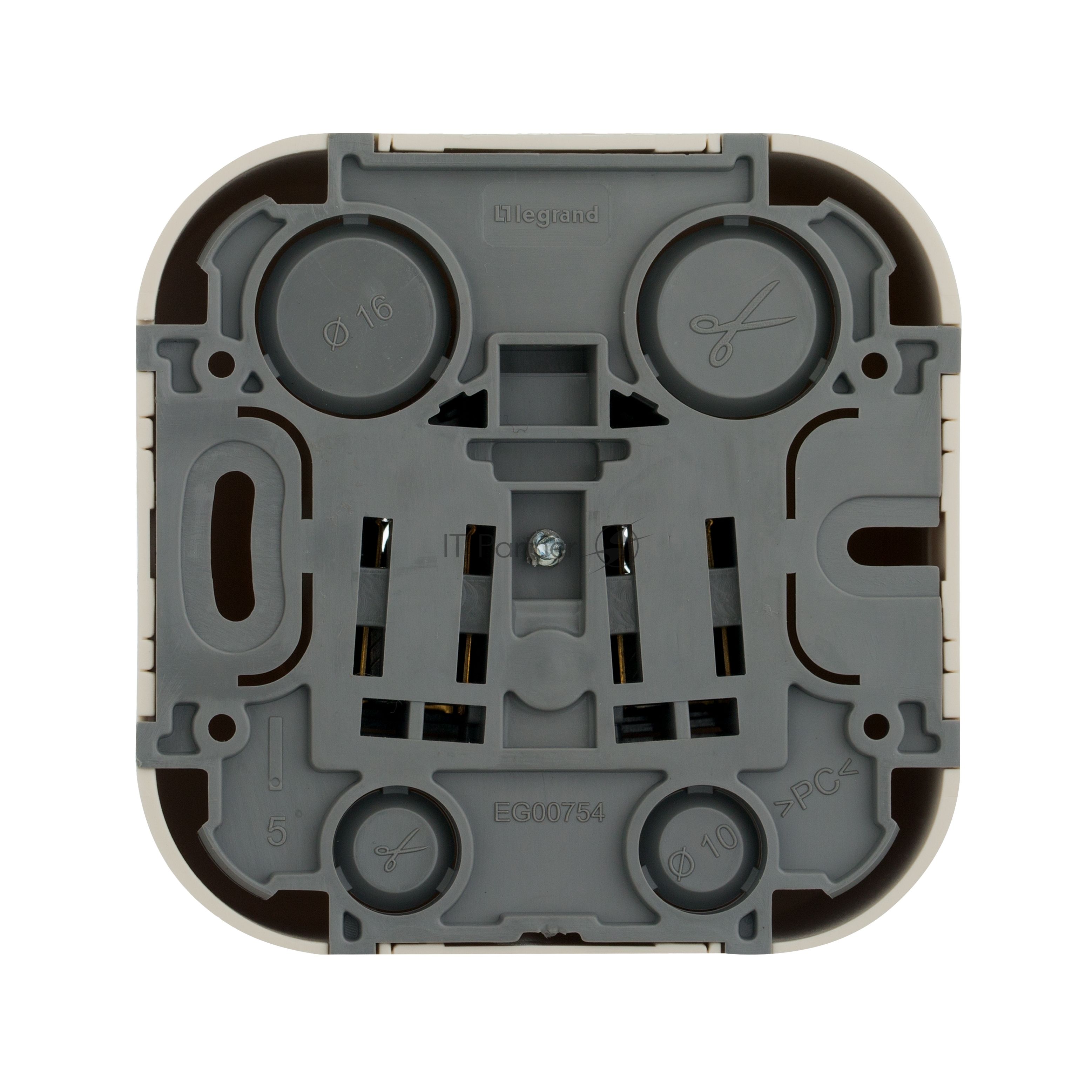 Розетка Legrand 782241 с заземлением без шторок (Слоновая кость)