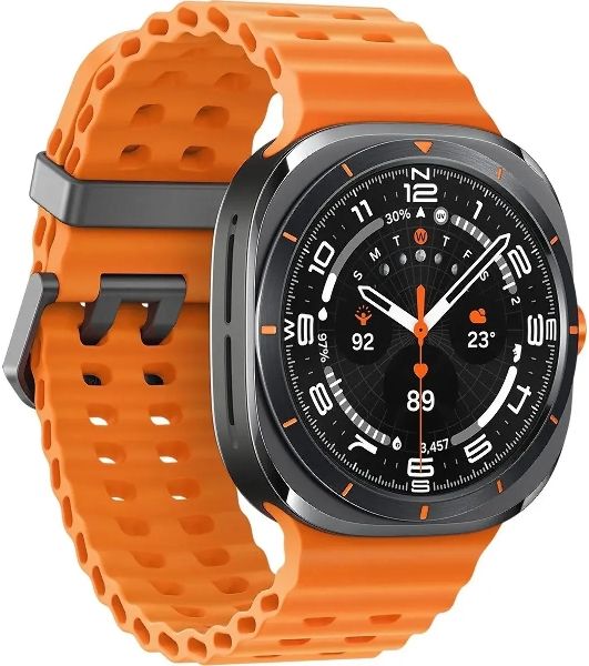 Умные часы Samsung Galaxy Watch Ultra 2025 1.5" Super AMOLED, 4G LTE, IP68, черный / оранжевый