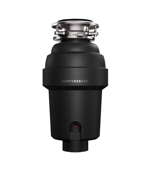 Измельчитель пищевых отходов Kuppersberg WS 550 B, High-Tech, мощность 550 Вт, 3400-3800 об/мин, защита от перегрева, авто выключение, DC мотор, шумоизоляция, уровень шума 70 дБ, черный