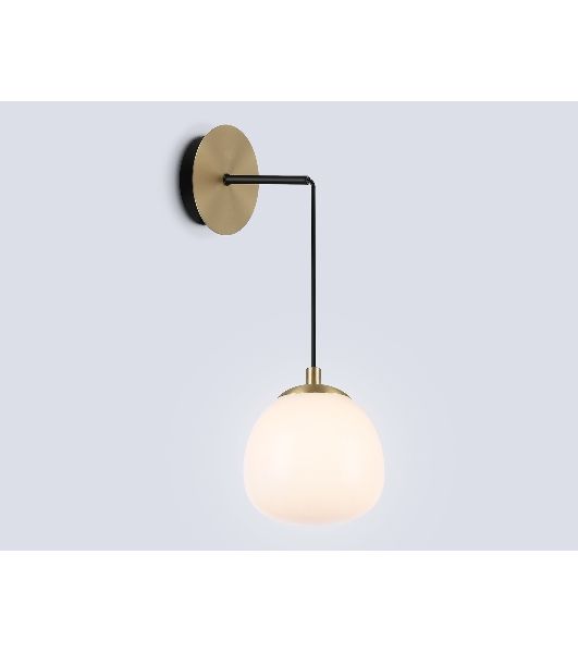 Настенный светильник Ambrella light LH51005 SGD/BK/FR золотой песок/черный/белый матовый G9 max 28W 130*200*400