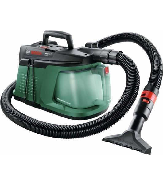 Строительный пылесос Bosch EasyVac3 зеленый, 170/700 Вт, уборка сухая, пылесборник контейнер, 2 л