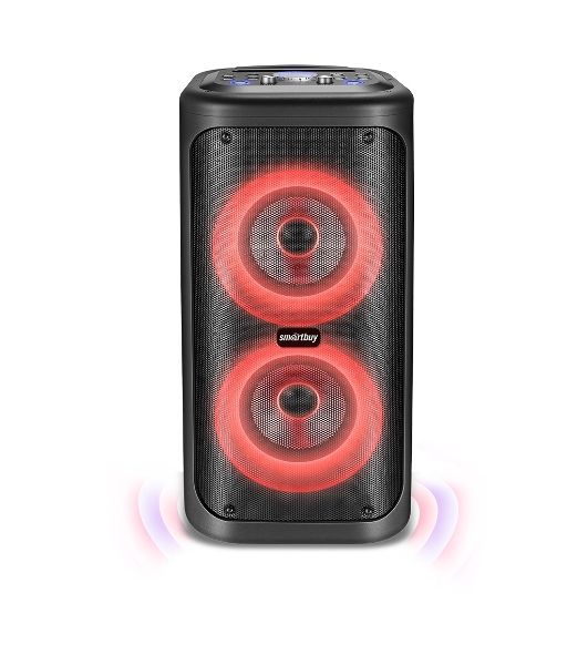 Акустическая система 2.1 Smartbuy MY DISCO, 50Вт, Bluetooth, MP3, FM, RGb подсветка Диско, микрофон