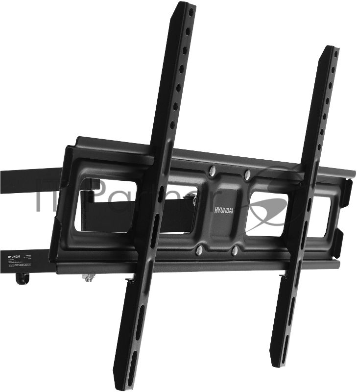 Кронштейн для телевизора Hyundai GL-N4 черный 32"-75" макс.40кг настенный поворотно-выдвижной и наклонный