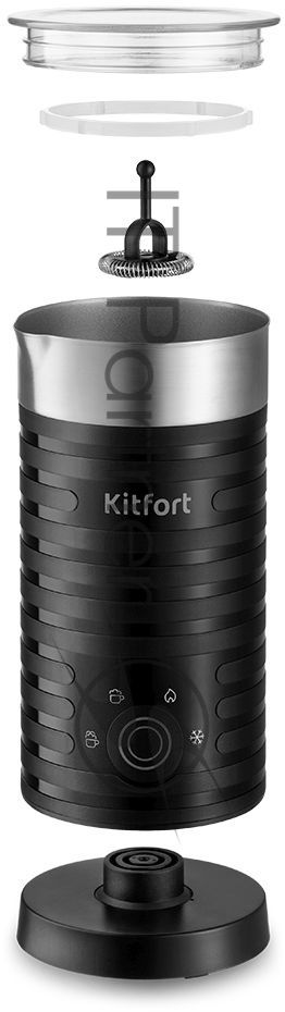 Капучинатор Kitfort КТ-7110 черный 550мл