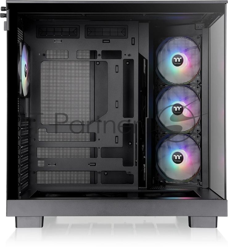 Компьютерный корпус Thermaltake View 380 XL TG ARGB черный без БП E-ATX 2x120мм 2xUSB3.0 audio bott PSU
