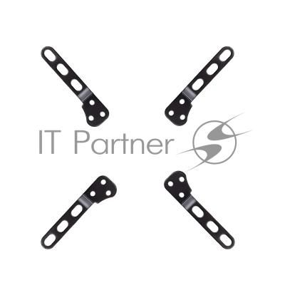 Удлинитель для кронштейнов Kromax ADAPTER-200, черный, 80 шт/уп, Адап. стал. унив. для TV, max VESA 200x200 мм., max вес 20 кг.