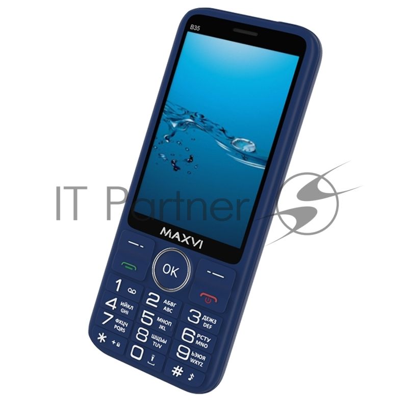 Мобильный телефон Maxvi B35 синий