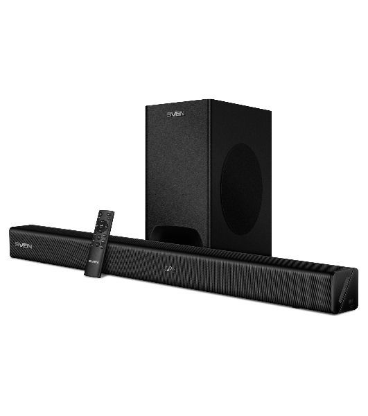 Саундбар SVEN SB-2400DD черный (Dolby Digital Plus, 2х80 + 240 Вт, Bluetooth, ПДУ, USB)