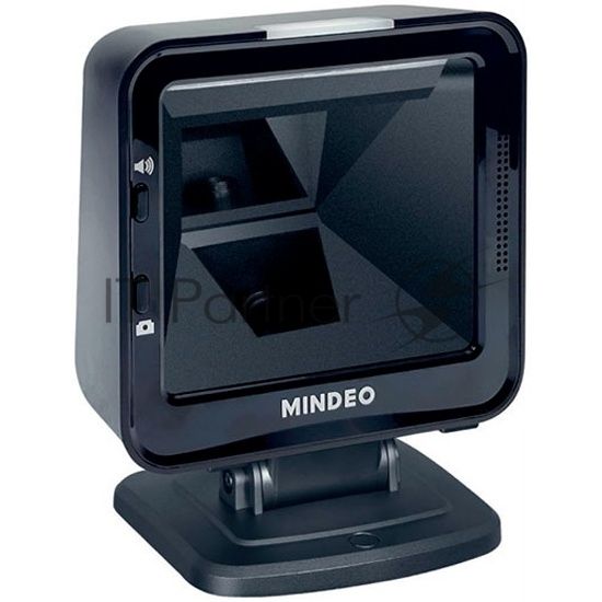 Сканер штрих-кода стационарный MINDEO MP8610 USB презентационный, 2D имидж, USB, черный