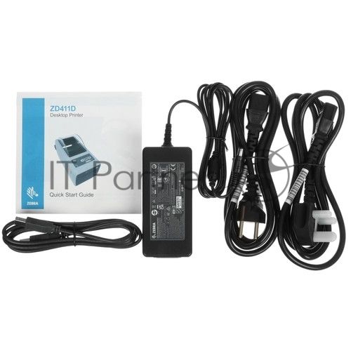 Принтер этикеток термотрансферный Zebra TT ZD220 203 dpi, 102 мм/сек, USB, черный