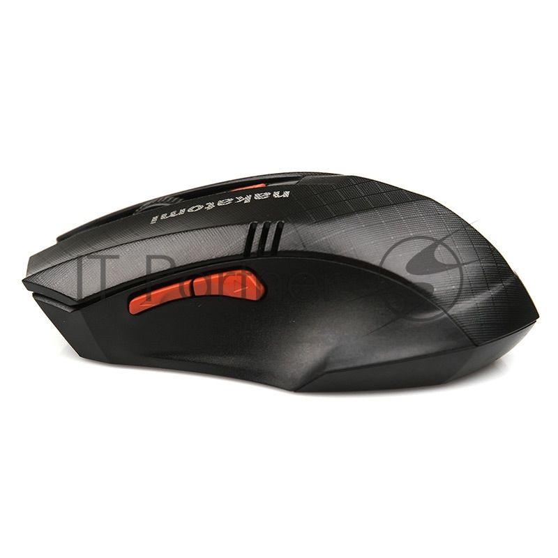 Мышь беспроводная Nakatomi MRON-04U черный, 1600 dpi, радиоканал, USB, кнопки - 6