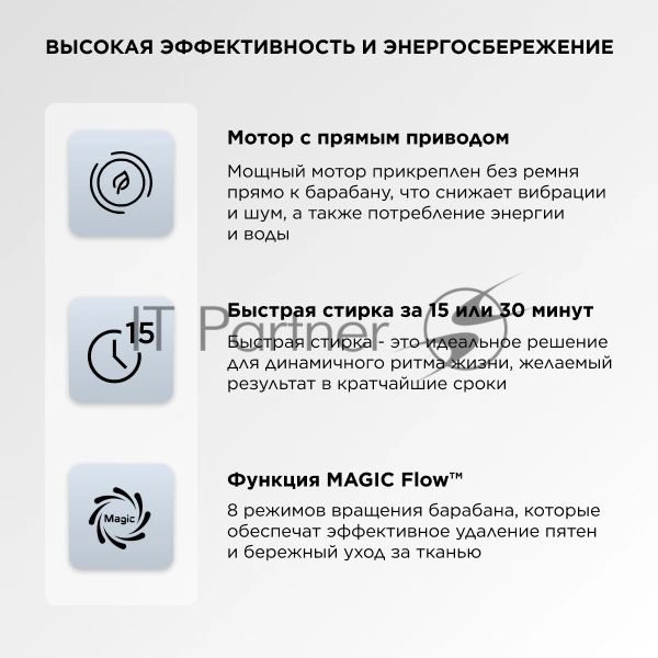 Стиральная машина TCL TWRP-1108W12G2 серый, загрузка фронтальная 8кг, 1200 об/мин., класс: A +