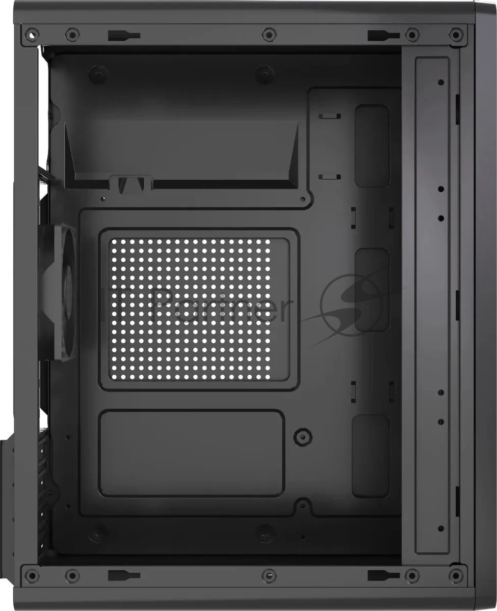 Компьютерный корпус Accord ACC-M258-01B черный без БП mATX 4x120мм 2xUSB2.0 audio