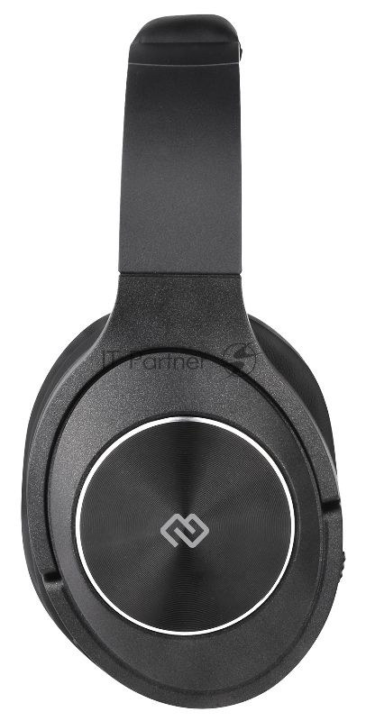 Беспроводные/проводные наушники Digma BT-20 ANC черный, накладные, Bluetooth + проводной, активное шумоподавление, складная конструкция, до 15 ч