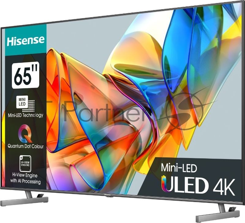 Телевизор Hisense 65" 65U6KQ темно-серый Mini-Led UHD 60Hz Vidaa