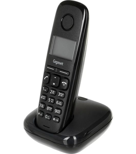 Радиотелефон Dect Gigaset A170 DUO черный (труб. в компл.:2шт) АОН