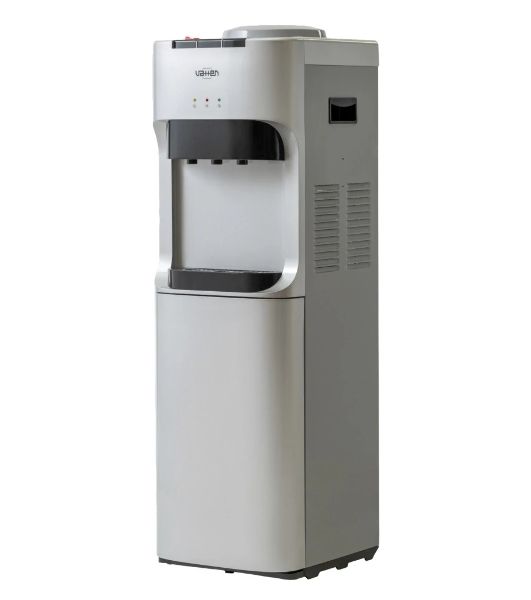 Кулер для воды Vatten V45SKB, верхняя загрузка, нагрев 90 °С, охлаждение 10 °С, серебристый/черный