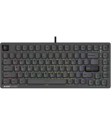 Клавиатура A4Tech Bloody MS76 проводная, USB Type-A, темно-серый