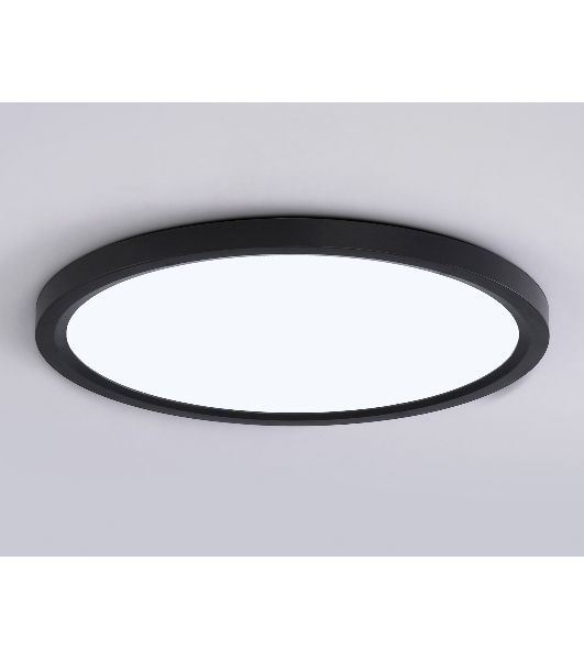 Светильник светодиодный ультратонкий Ambrella light FZ1910 BK черный IP54 44W 3000K-6500K CCT-переключатель D600*25 (Без ПДУ)