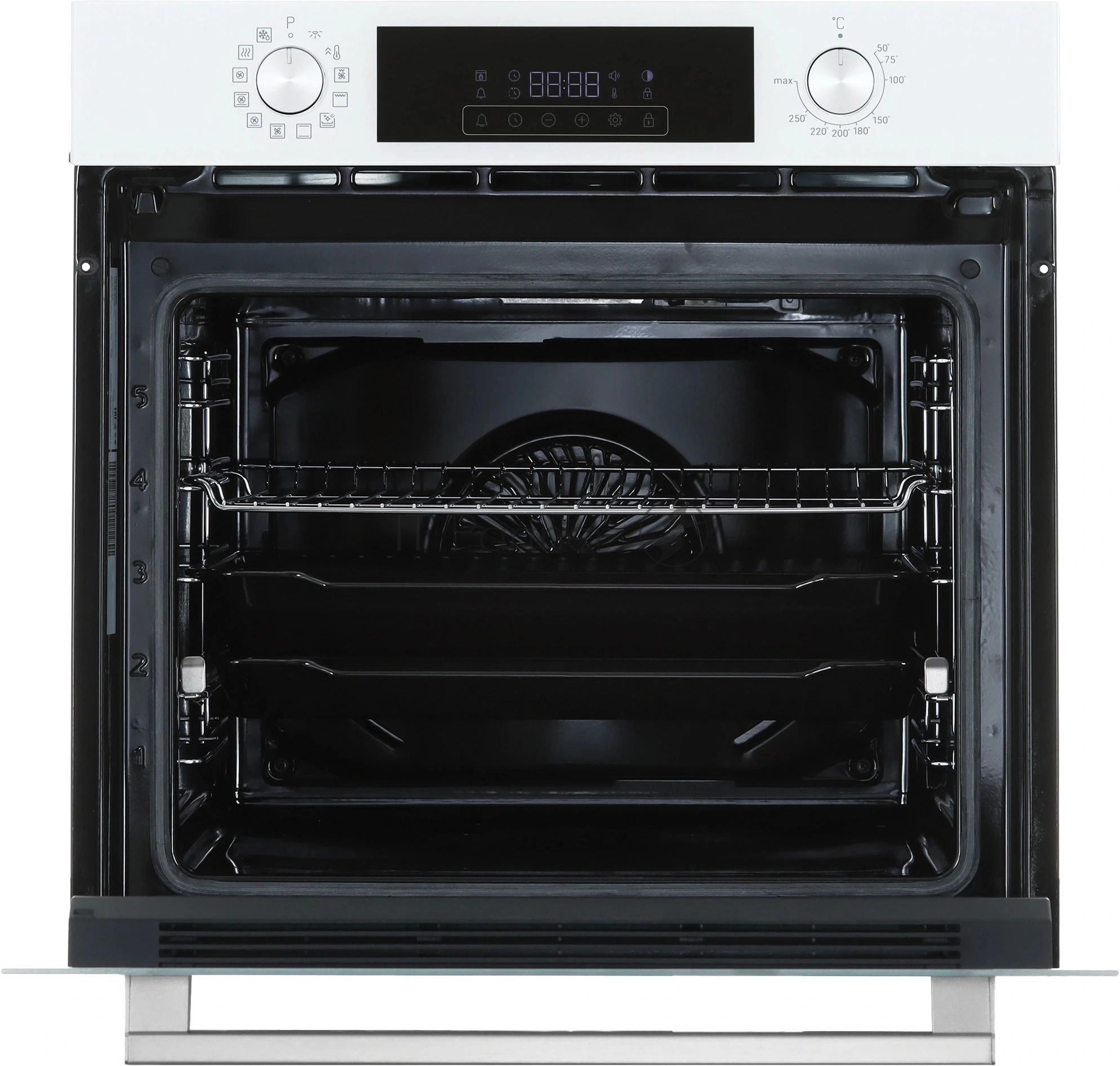 Встраиваемый электрический духовой шкаф Hotpoint HFE9 1231 JSH WHG, 72 л, 280 °C, конвекция, гриль, очистка паром, класс A