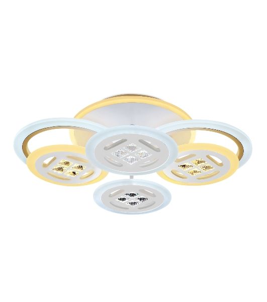 Светильник Ambrella light FA2951/6 WH белый 4200K/3000K+6400K/6400K+3000K 125W 550*405*150 (ПДУ ИК)