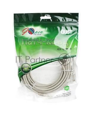 Патч-корд литой Aopen/Qust ANP511_10M UTP кат.5е 10м серый