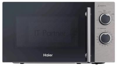 Микроволновая печь Haier HMG-MM207SA серебристый, 20 л, 700 Вт, переключатели - поворотный механизм