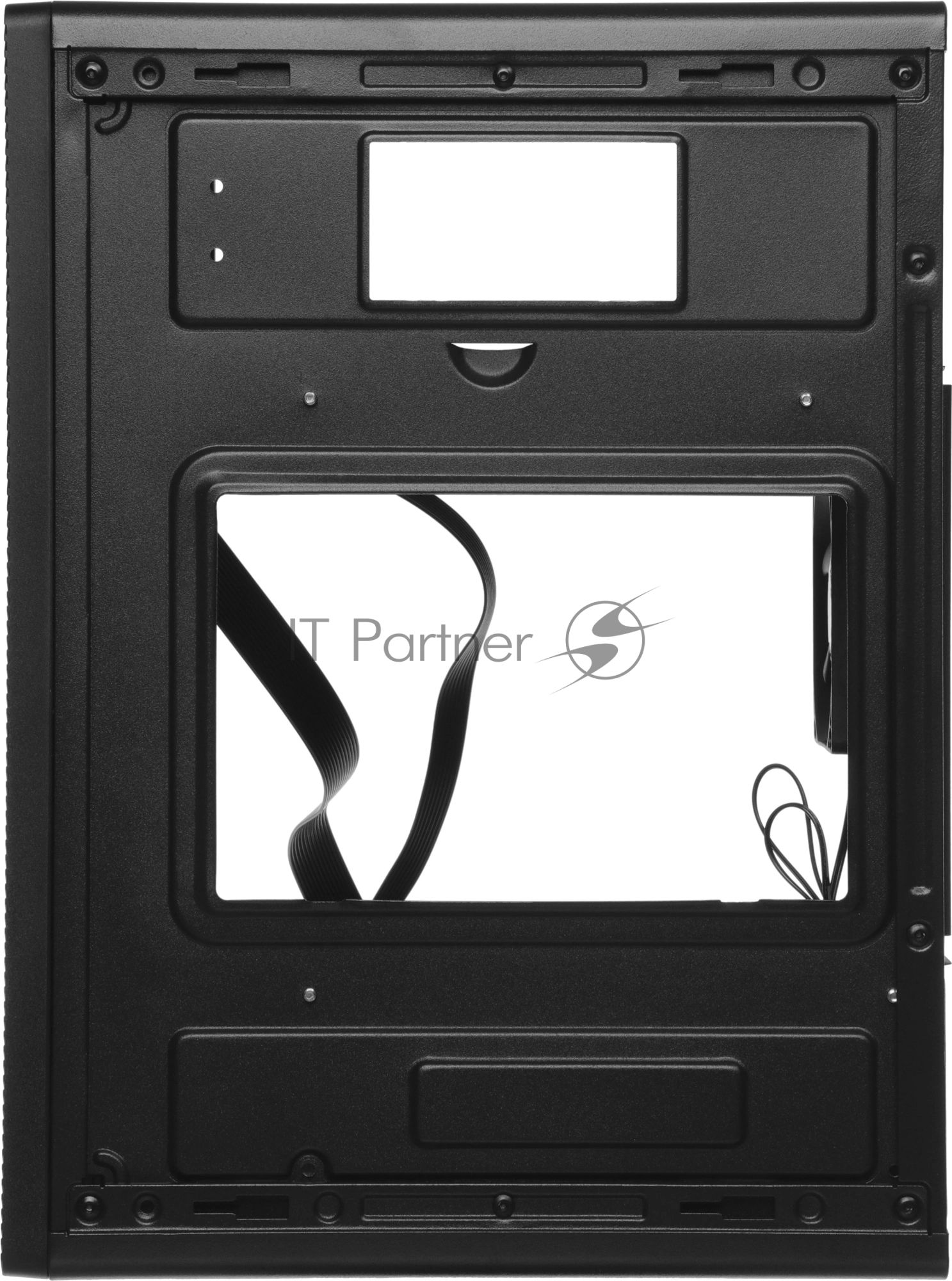 Компьютерный корпус Accord Entry ACC-2054B черный без БП mATX 1x80мм 2xUSB 2.0 audio