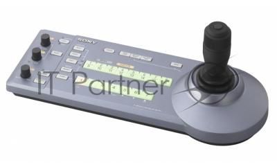 Пульт Sony RM-IP10 управления камерами SONY серии BRC или EVI. Позволяет управлять 112 камерами BRC по IP-сети или 7 камерами по обычной сети VISCA. В системе можно использовать до 5 панелей дистанционного управления.