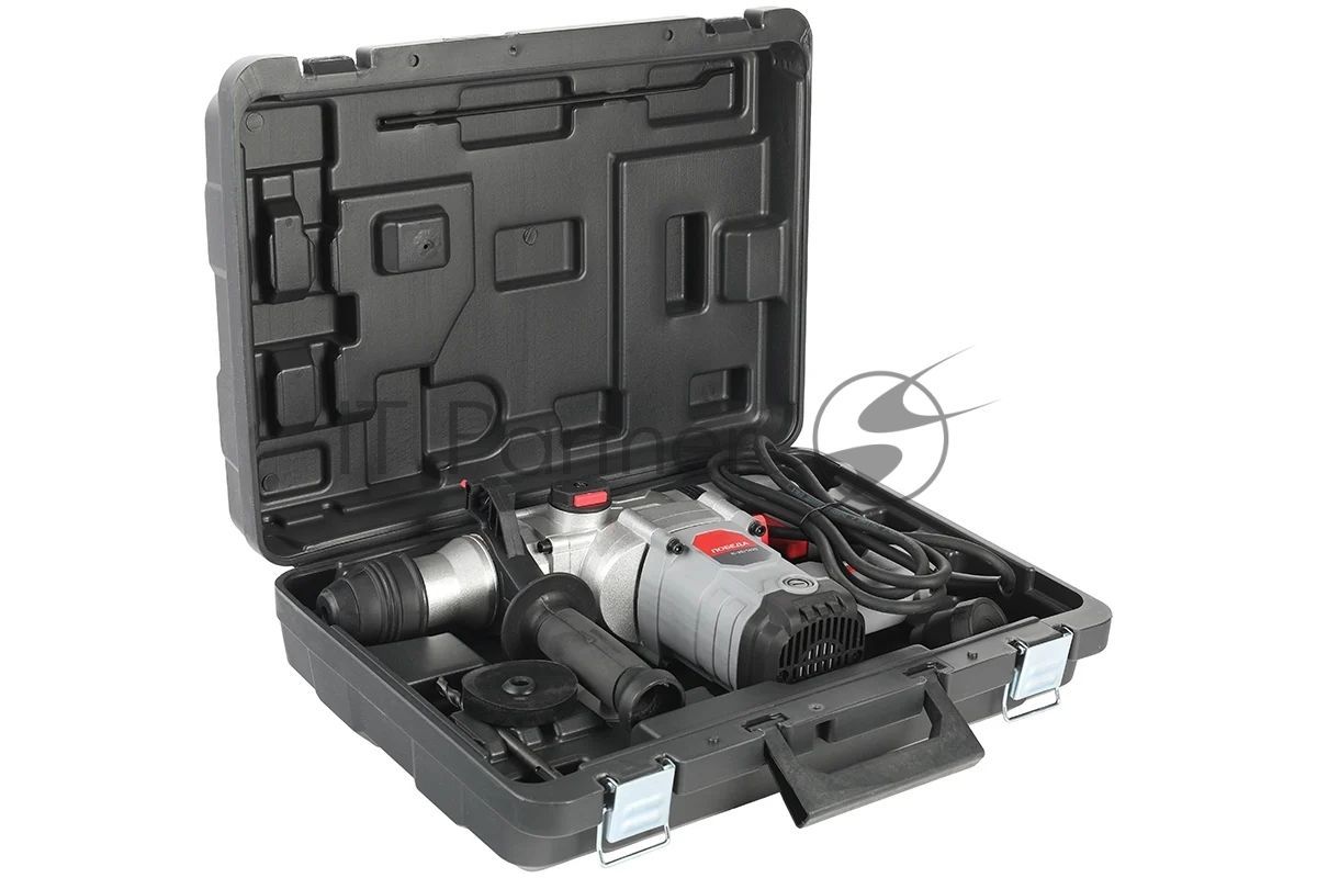 Перфоратор ПОБЕДА П-30/1620 SDS+, мощность 1620 Вт, удар 5 Дж, 3 режима работы, макс.диаметр в бетон, шт