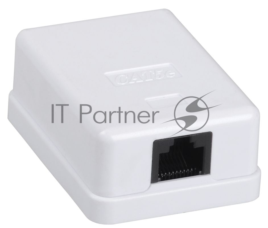 Настенная инф. розетка RJ45 кат. 5E FTP 1-порт