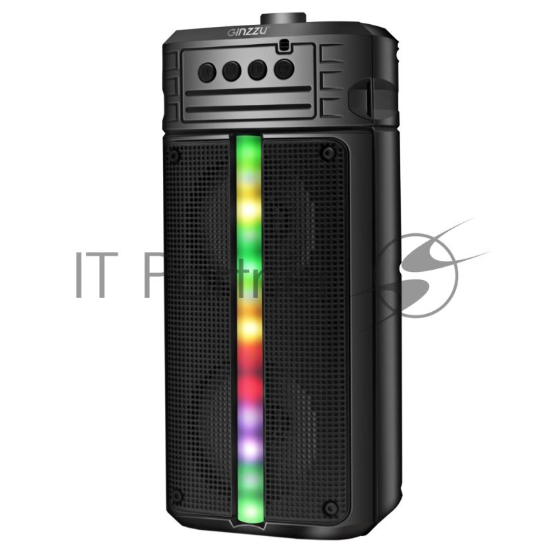 Колонка-ВТ Ginzzu GM-914B 20W/TWS/1800mAh/FM/USB/RGB черный