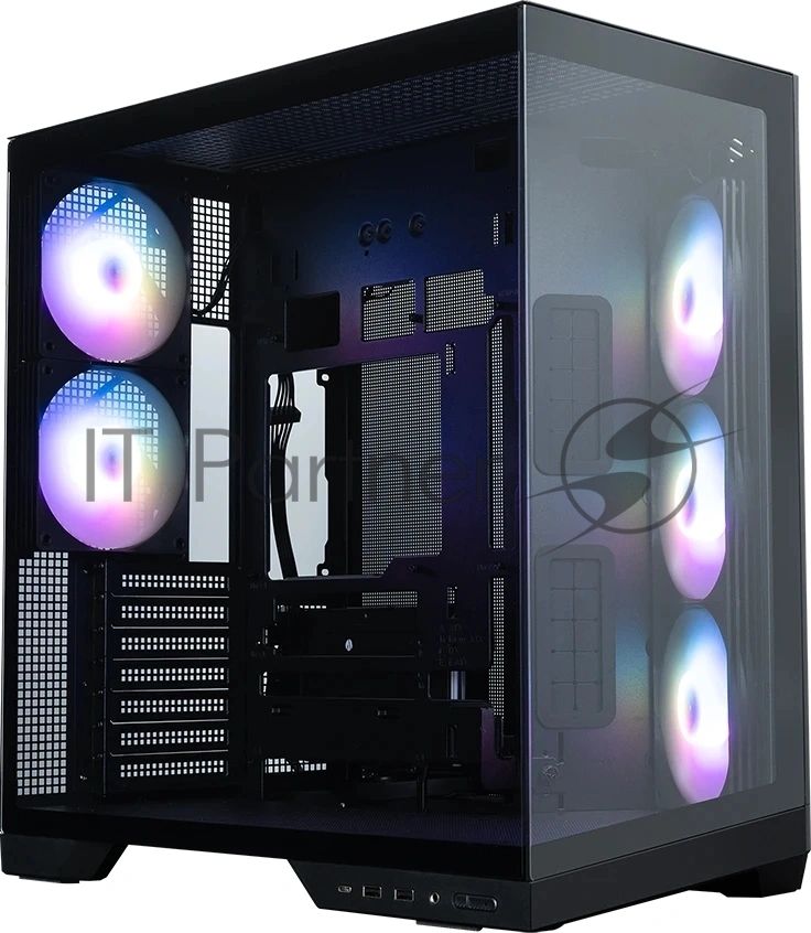 Корпус ZALMAN D50, ATX, BLACK, WINDOW, 2x3.5", 3x2.5", 1xUSB TYPE-C, 2xUSB3.0, FRONT 1xXF360, REAR 1xXF120