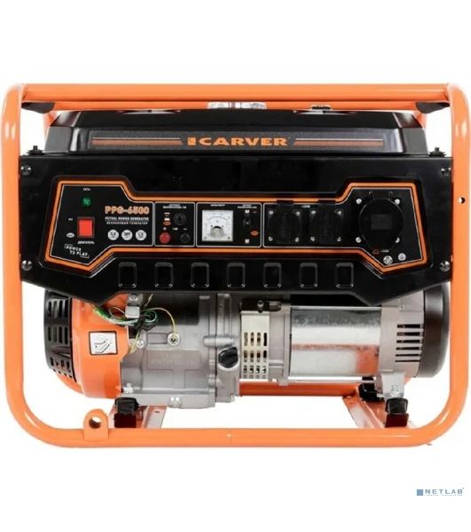 Электрогенератор бензиновый Carver PPG-6500, 5.5 кВт, 74 дБ, 79 кг