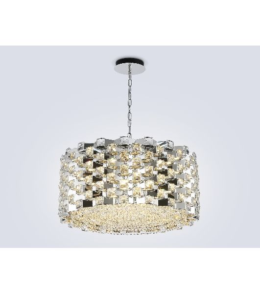Люстра Ambrella light LH41006/18 CH/CL хром/прозрачный E14*18 max 40W D700*320