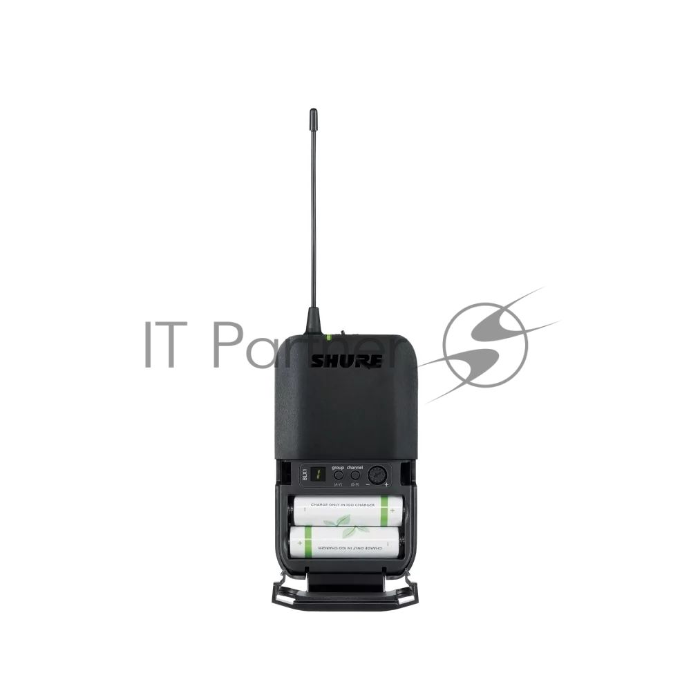 Микрофонная система SHURE BLX1288E/CVL-M17 беспроводная, двухканальная, с ручным передатчиком PG58 и петличным микрофоном CVL-B/C, частота UHF 662-686 МГц