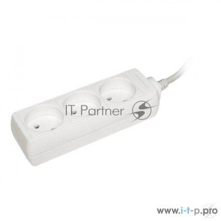 Удлинитель IEK WYP10-06-03-05-N У3 3 места 2Р/5метров 2х0.75 мм2 10А/250 IEK