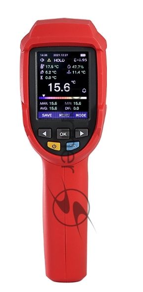 Инфракрасный термометр UT305A+, -32C ~ 1850C, USB