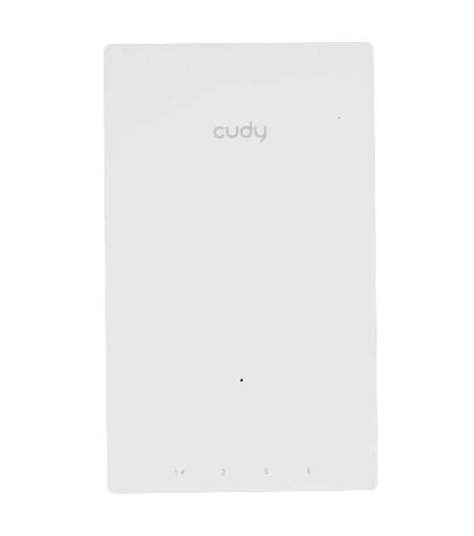 Точка доступа Wi-Fi Cudy AC1200 Gigabit Wall-Plate Access Point AC1200 Dual Band Gigabit Wall Plate Access Point, MT7621DAN+MT7613B+MT7603E, 867Mbps at 5GHz + 300Mbps at 2.4GHz, 1 x Gigabit PoE-IN Port, 802.3af/at, 4 x Gigabit RJ45 ports, LAN1 support PoE