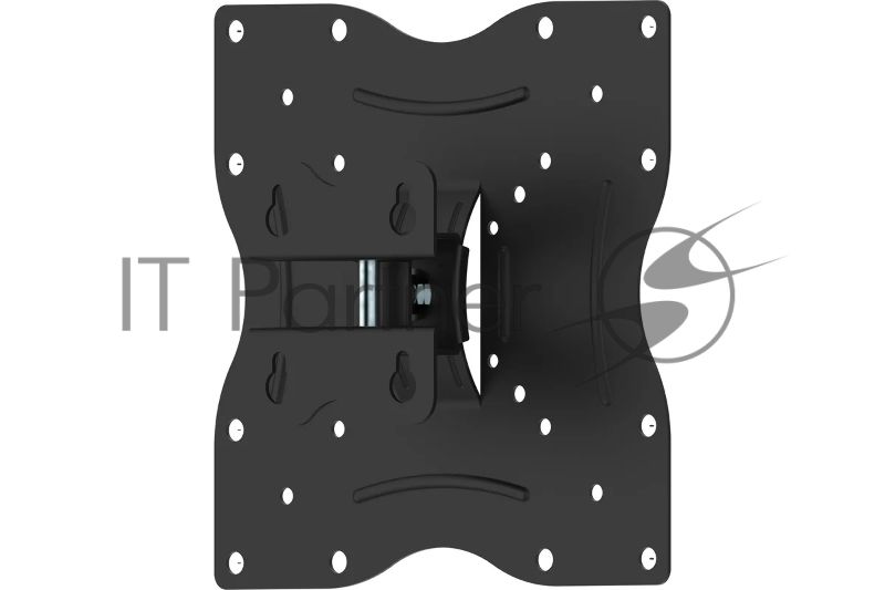Универсальное наклонно-поворотное настенное крепление Wize WTS43 для дисплеев 17-43", VESA 75x75, 100x100, 200x200 мм., макс. нагрузка 25 кг, черный