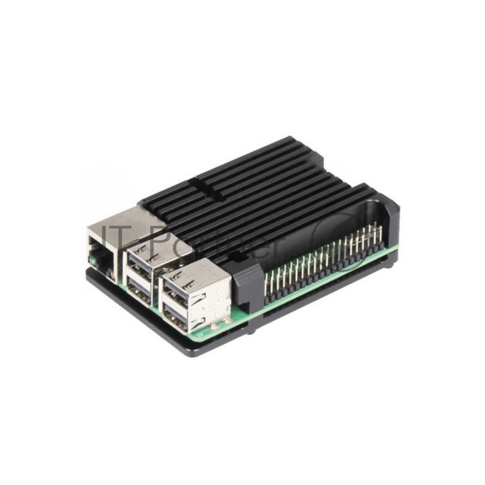 Корпус ACD черный Metal Aluminum Case for Raspberry Pi 3B/3B+