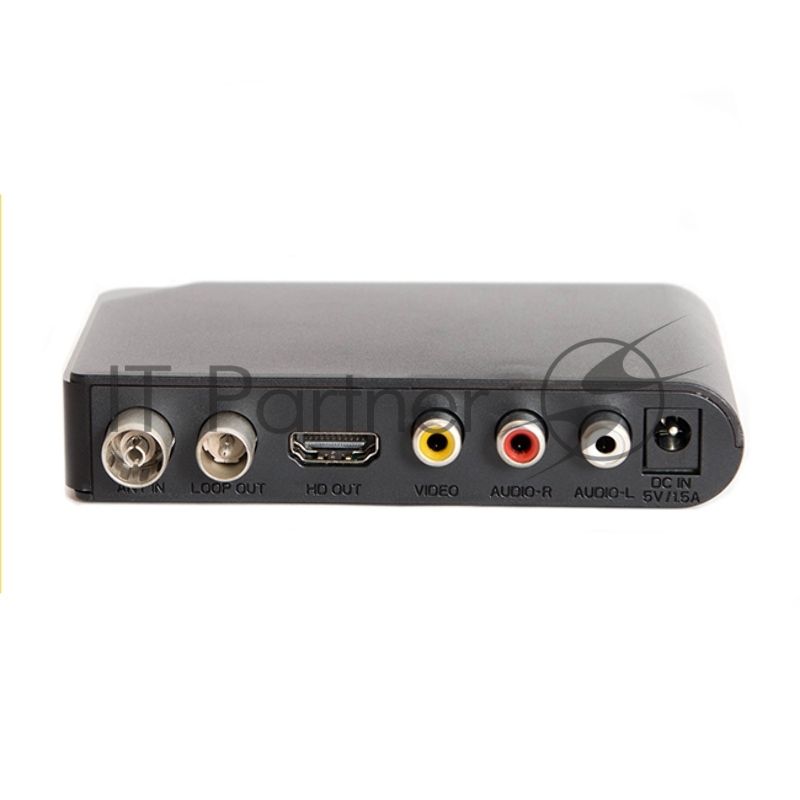Ресивер эфирный цифровой DVB-T2 HD HD-555 пластик, дисплей, Эфир