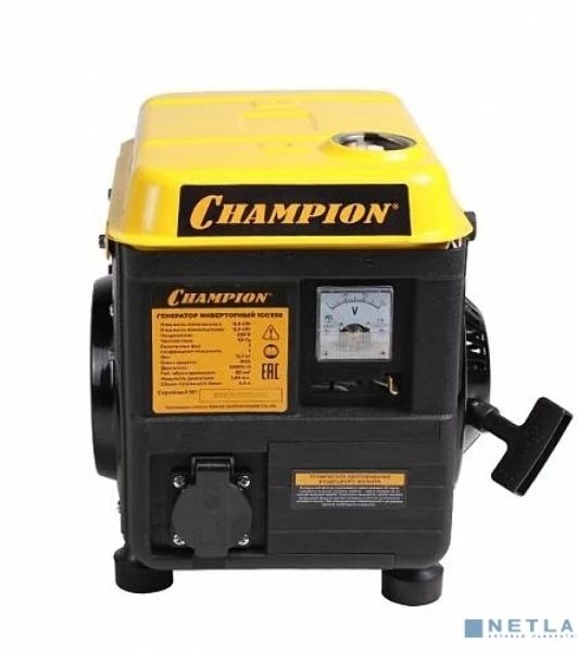 Генератор CHAMPION IGG9500.8/0.9кВт 1.86лс 2.2л 11.7кг 12v