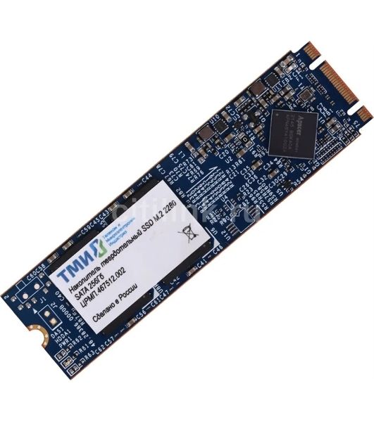Накопитель SSD ТМИ M.2 2280 1ТБ SATA3 6Gbps, 3D TLC, до R560/W520, IOPS(randon 4K) до R66K/W73K, 2521,01 TbW, 3,45 DWPD 2y wty МПТ