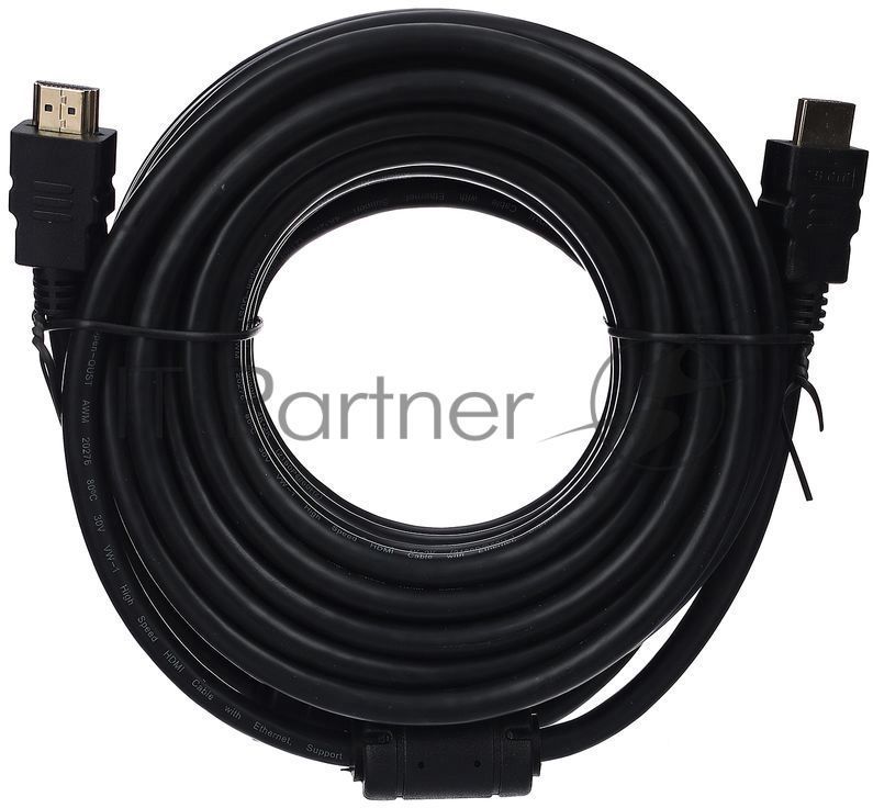 Кабель HDMI 19M/M ver 2.0, 15М, 2 фильтра  Aopen <ACG711D-15M>